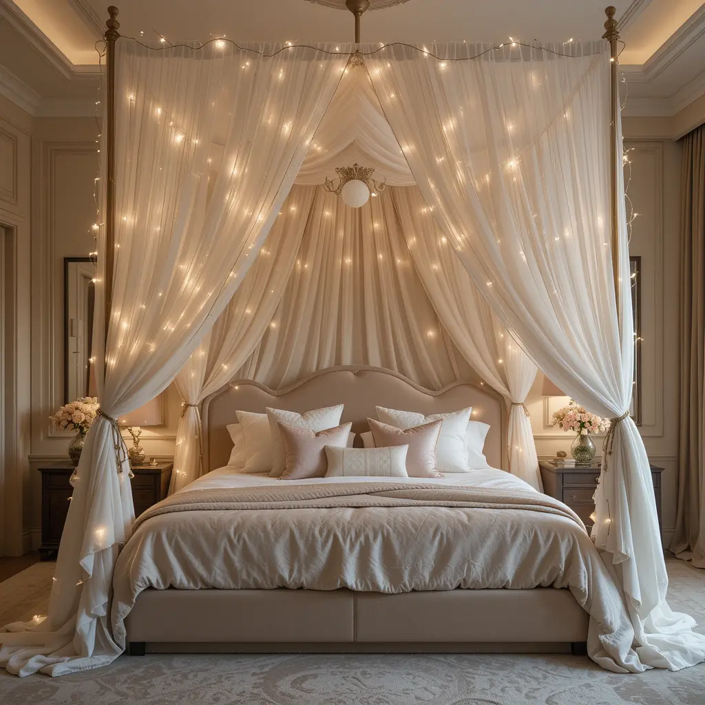 Romantic Canopy Bed for Intimate Vibes