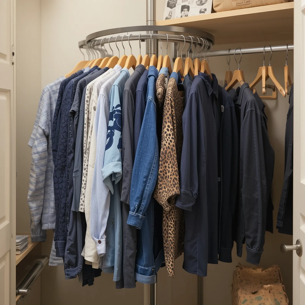 Rotating Closet Rack 
