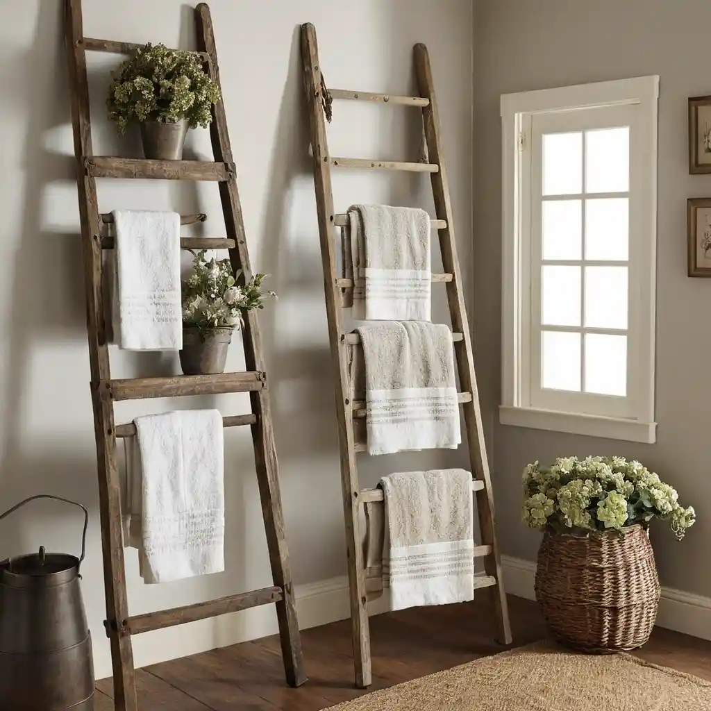 Rustic Country Ladder