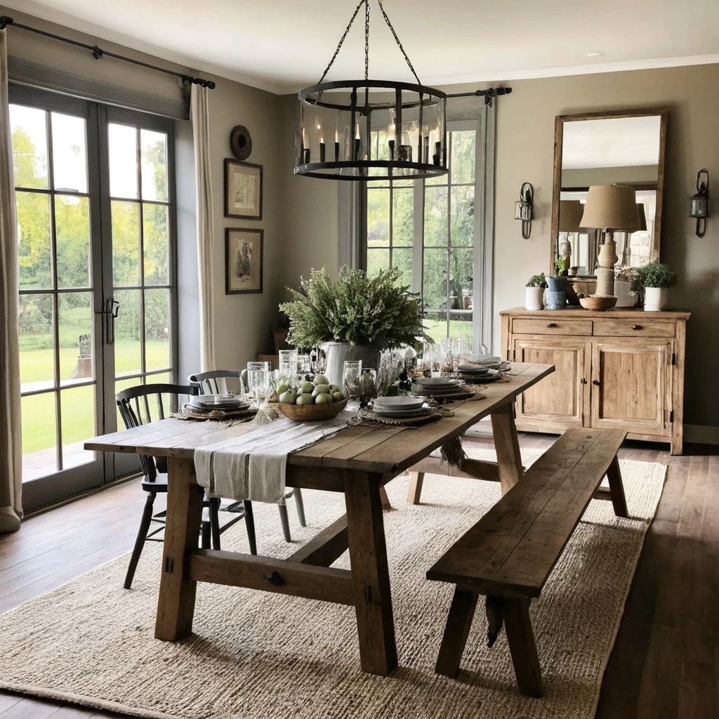 Rustic Farm Dining Table