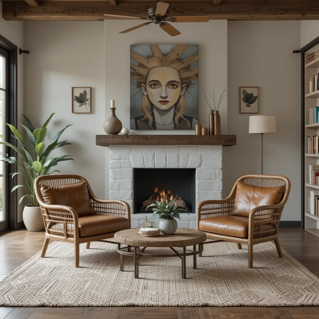 Rustic Modern Accent Chairs