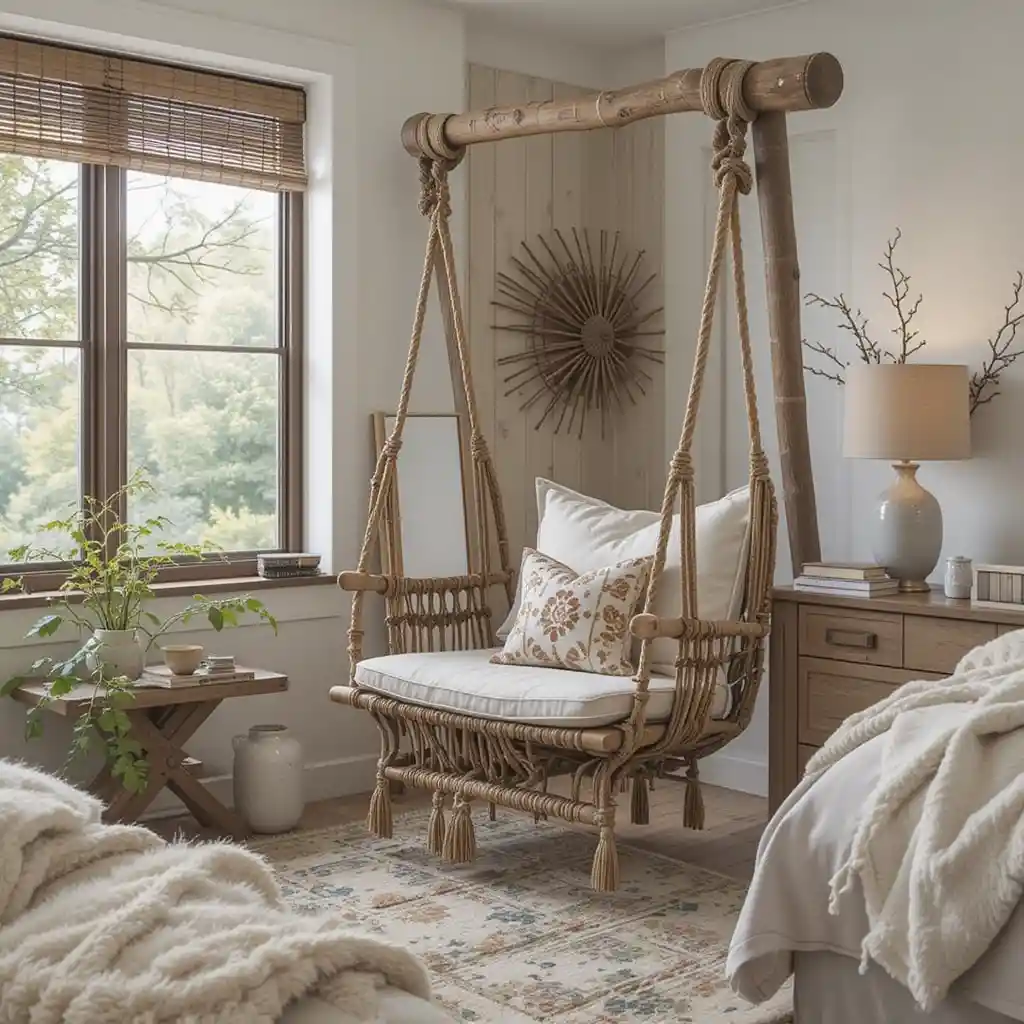 Rustic Swing Chair