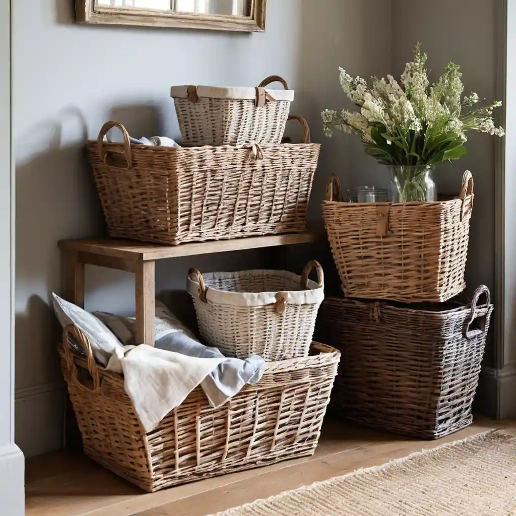 Rustic Wicker Baskets