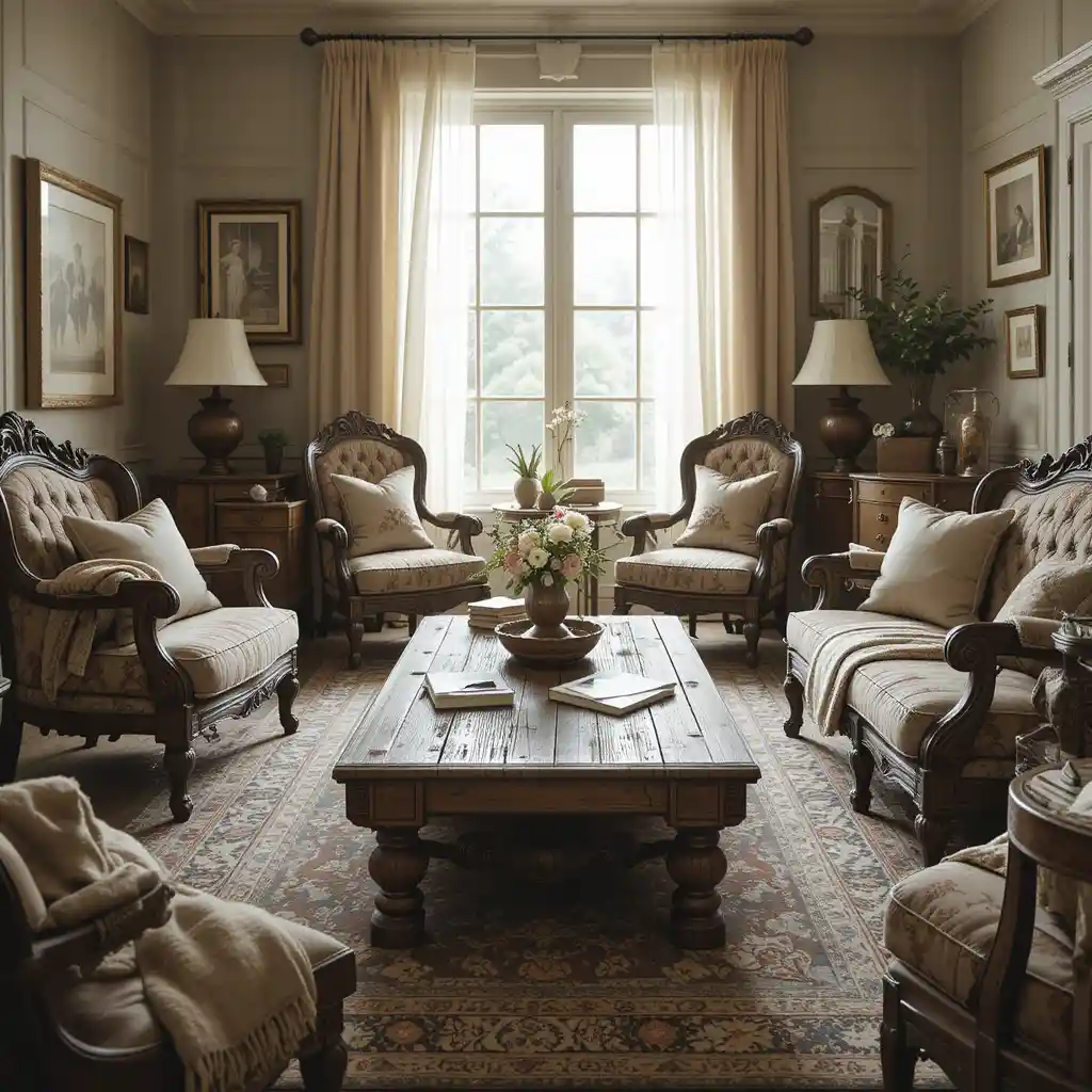 Rustic Wooden Furniture for Vintage Appeal