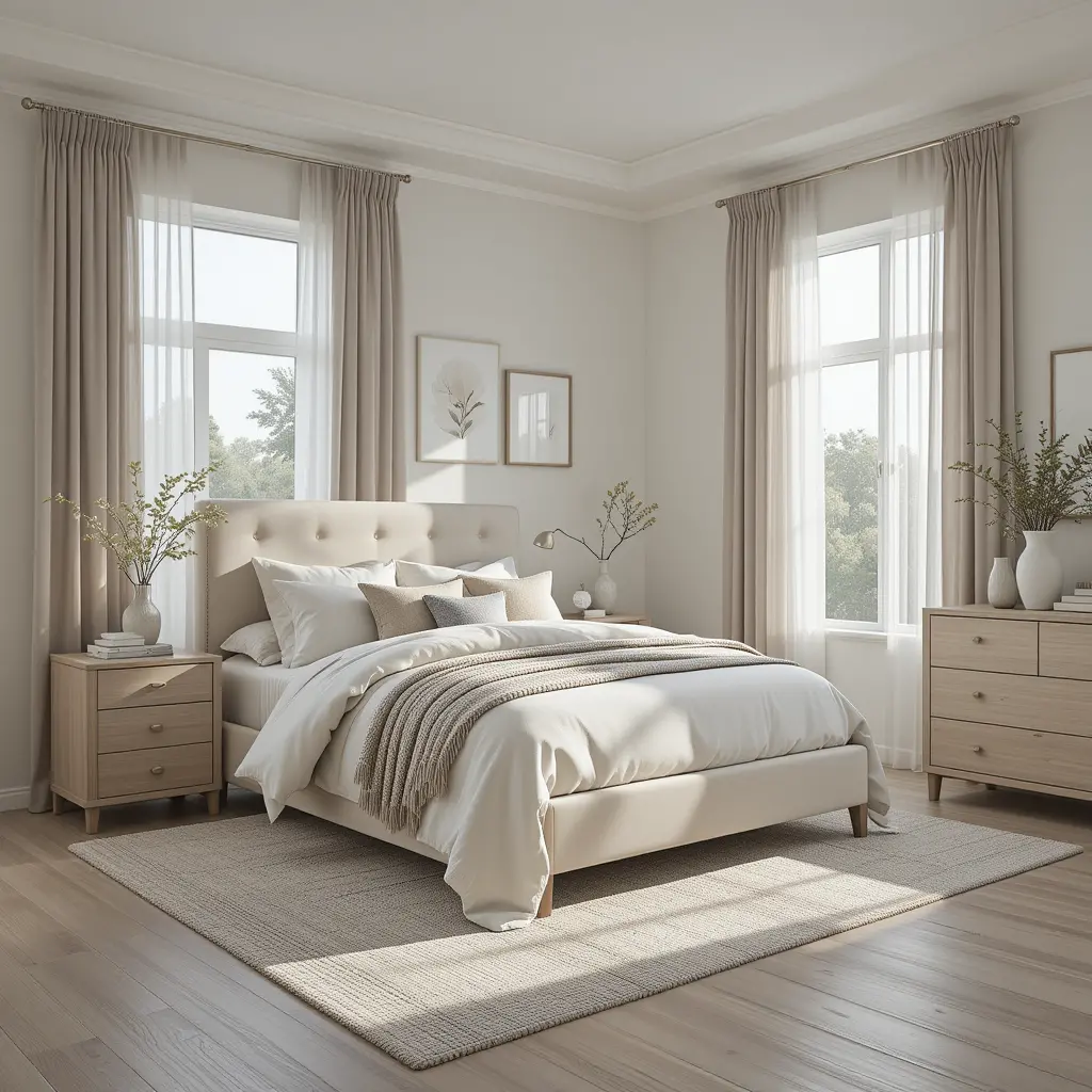 Serene Neutral Tones for a Calming Escape