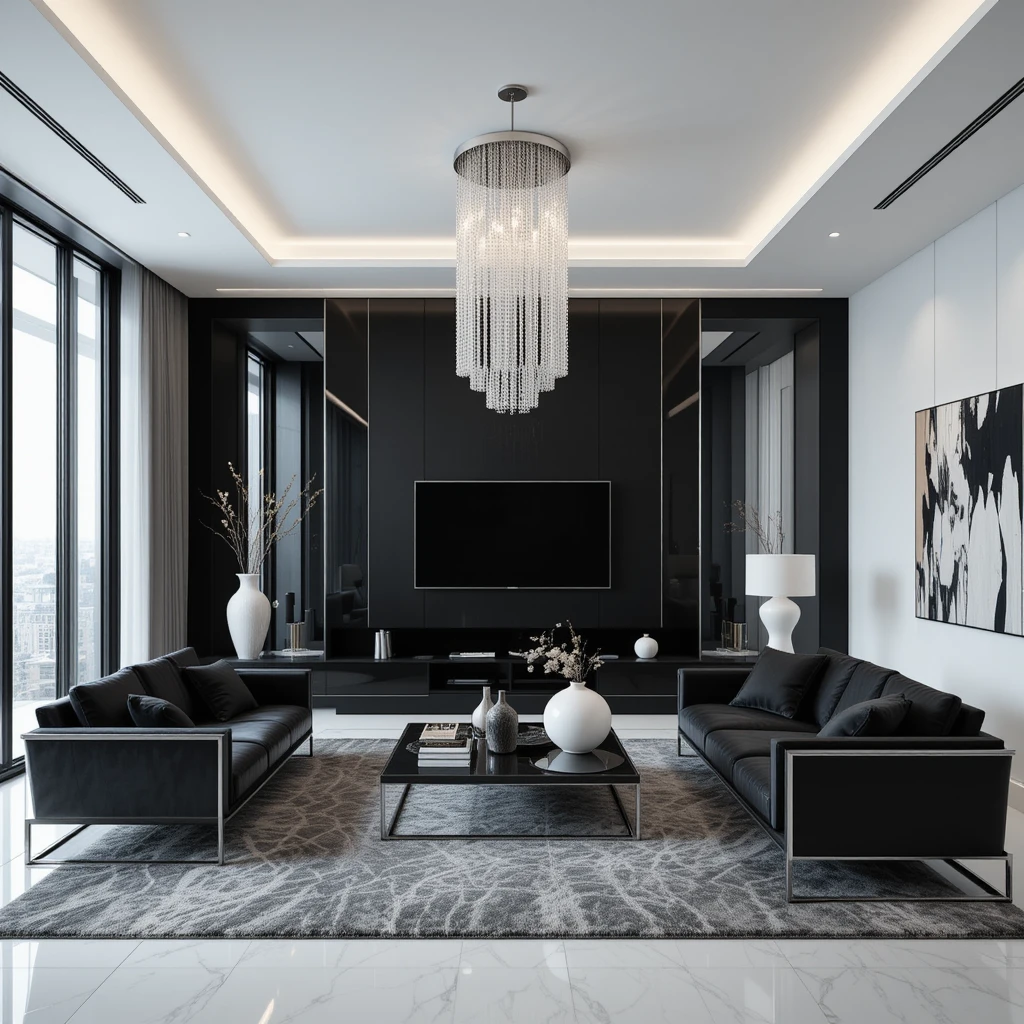 Sleek and Elegant Living Room