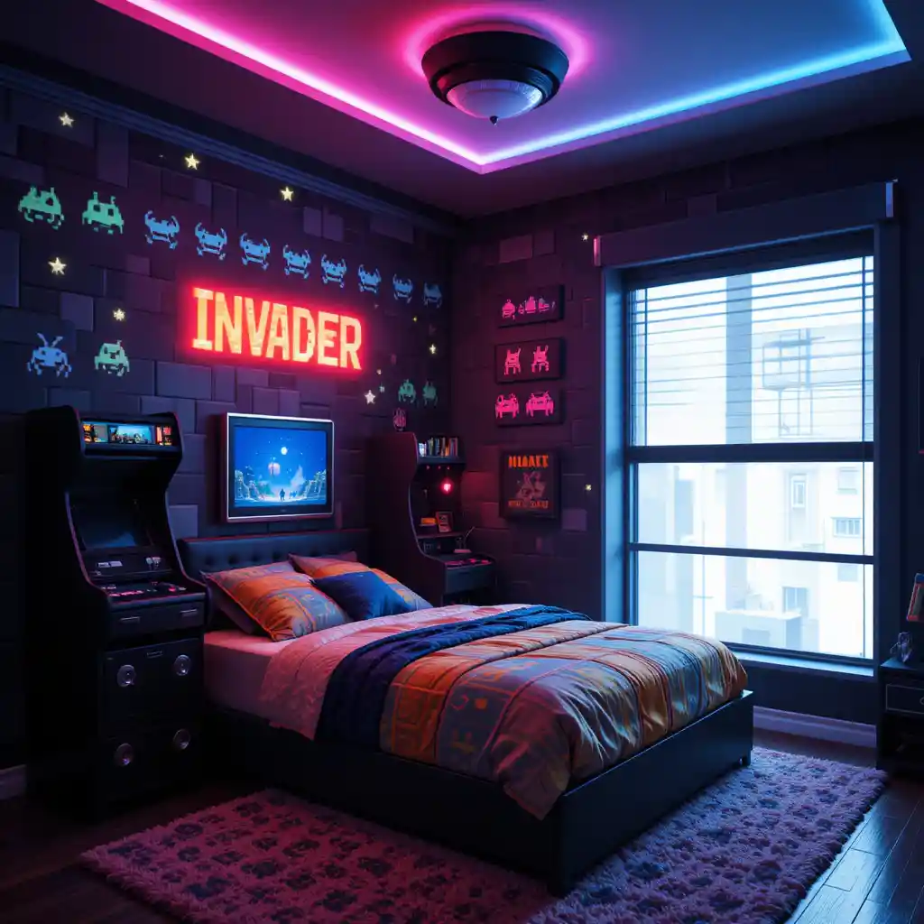 Space Invader Bedroom