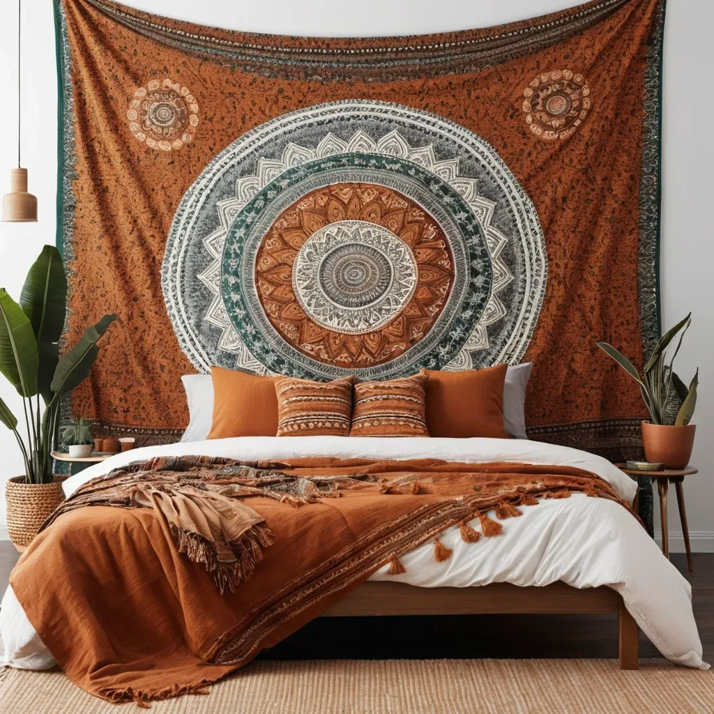 Tapestry Over the Bed