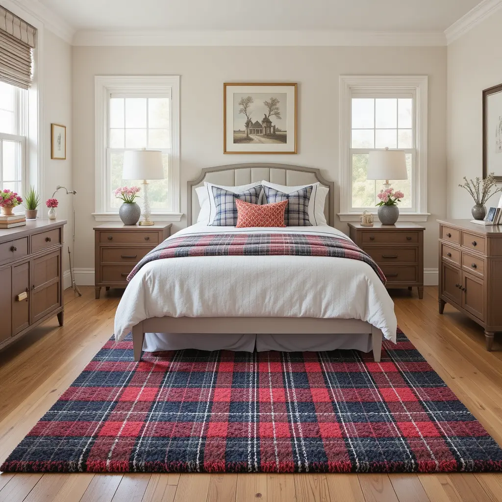 Tartan Rugs for Cozy Texture