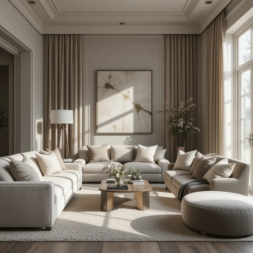 Textural Fabrics for Soft Contrast