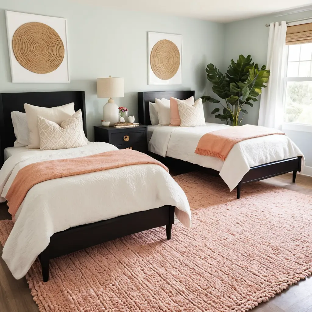 Textured Rugs to Define Spaces