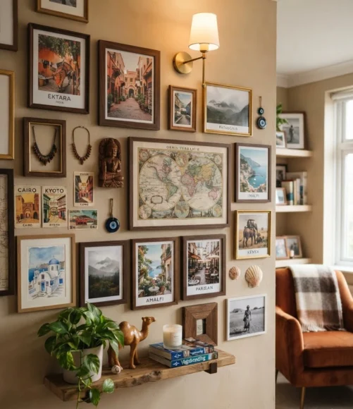 Travel-Inspired Gallery Wall