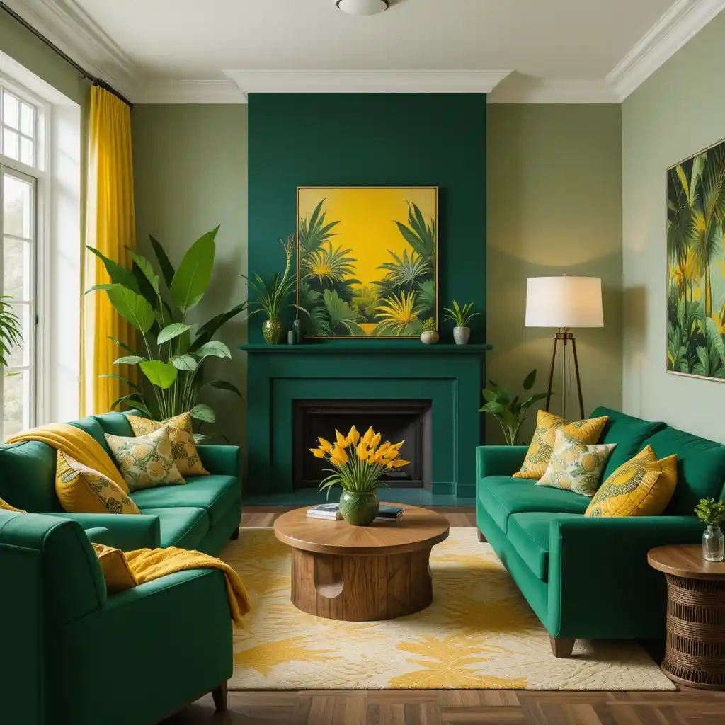 Tropical Green and Yellow Combo