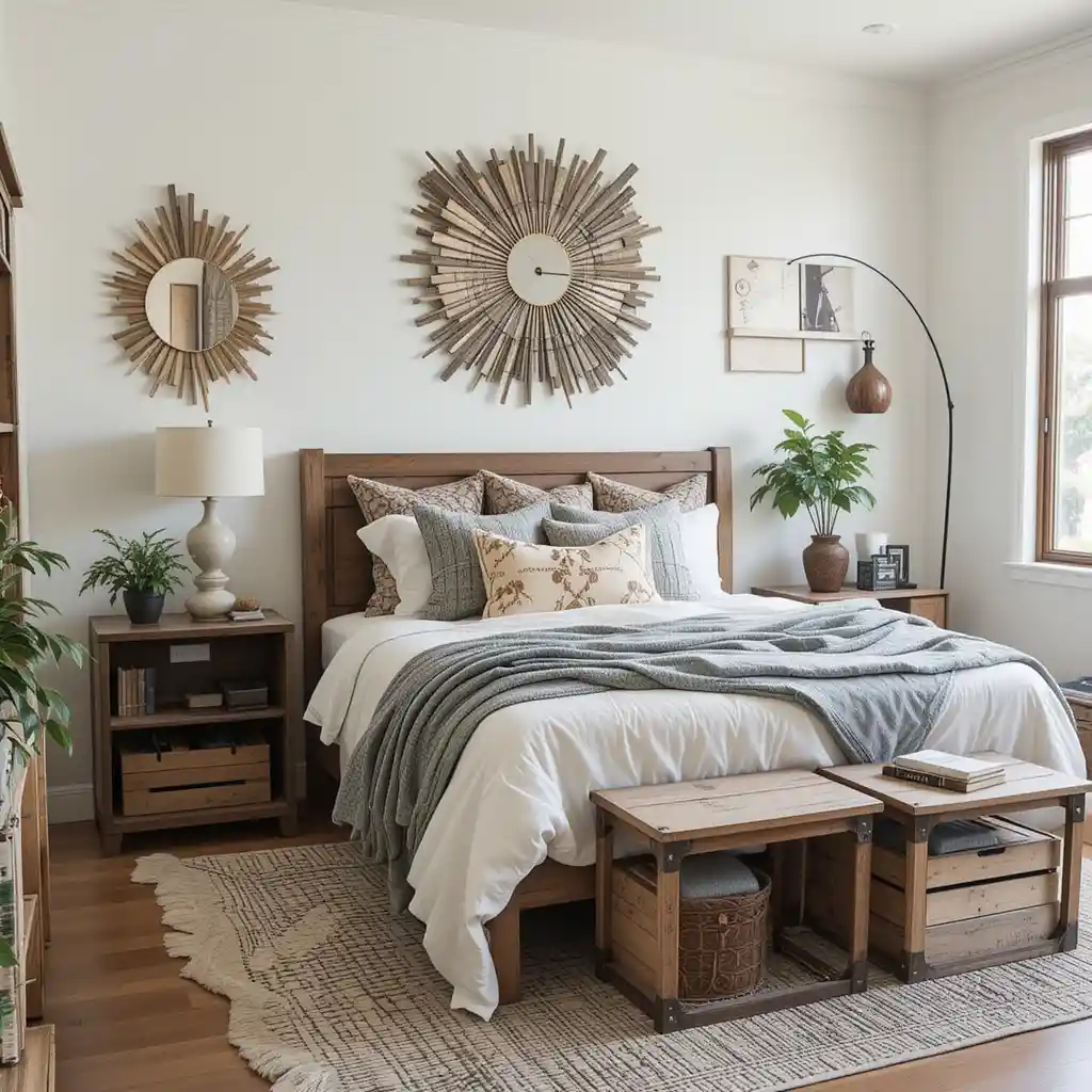 Upcycled Materials and DIY Elements
