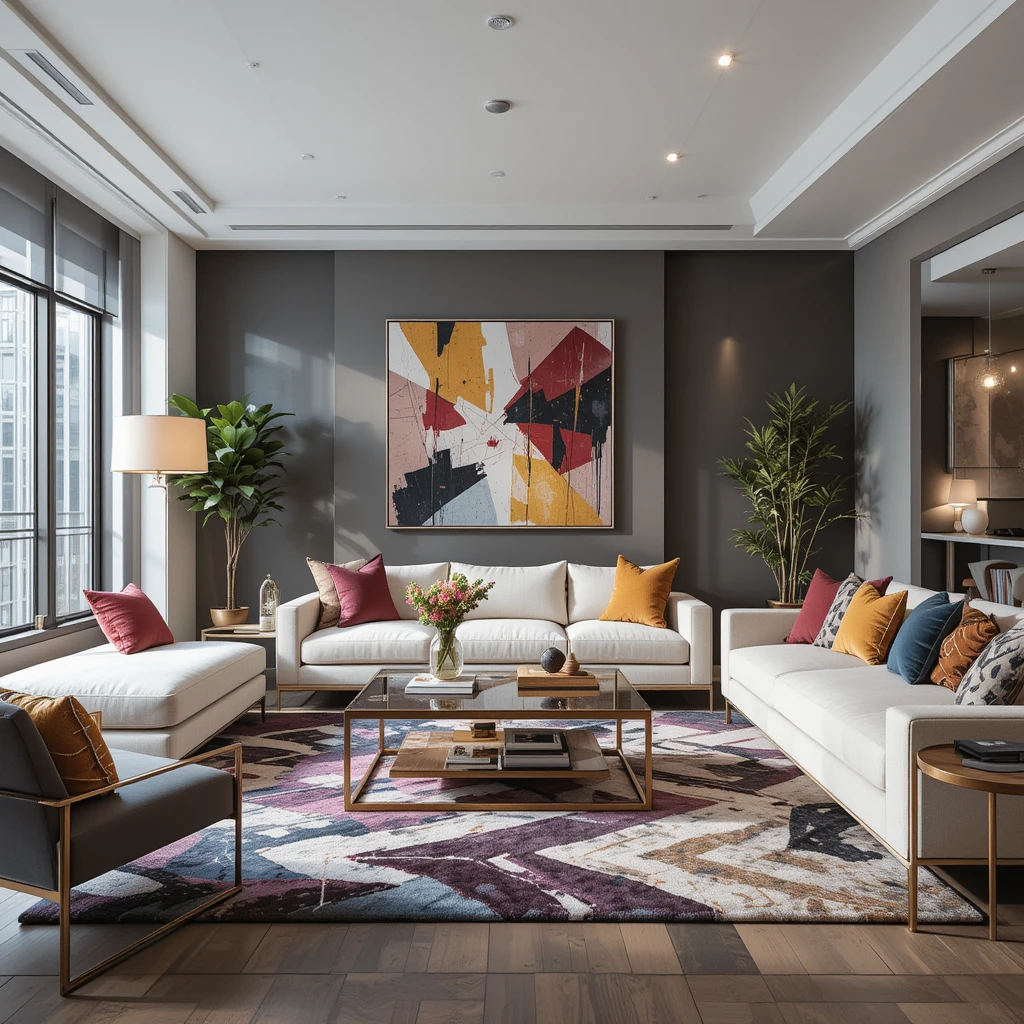 Urban Contemporary Living Room