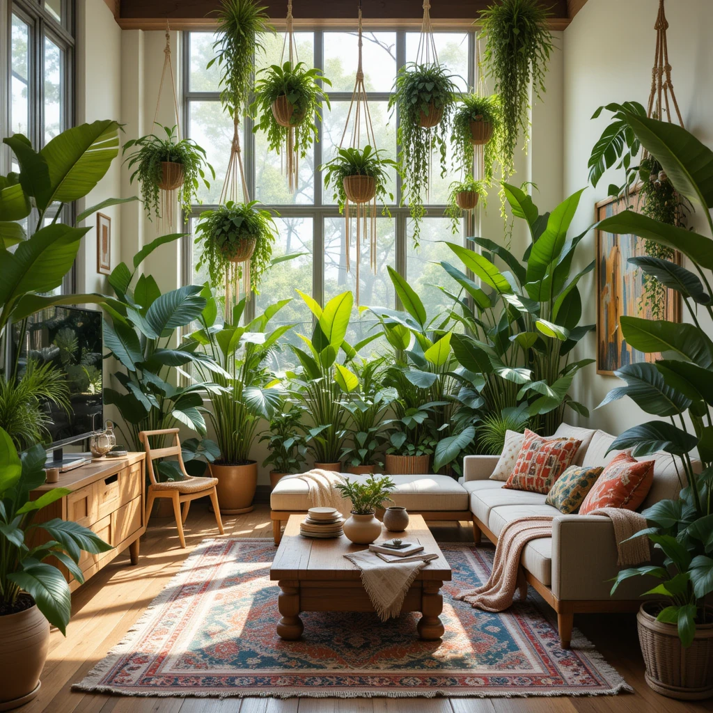 Urban Jungle Living Room