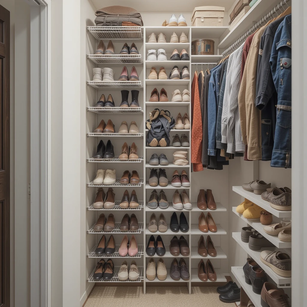 Vertical Shoe Storage