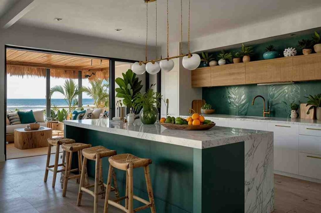Vibrant Tropical Greenery as a Statement