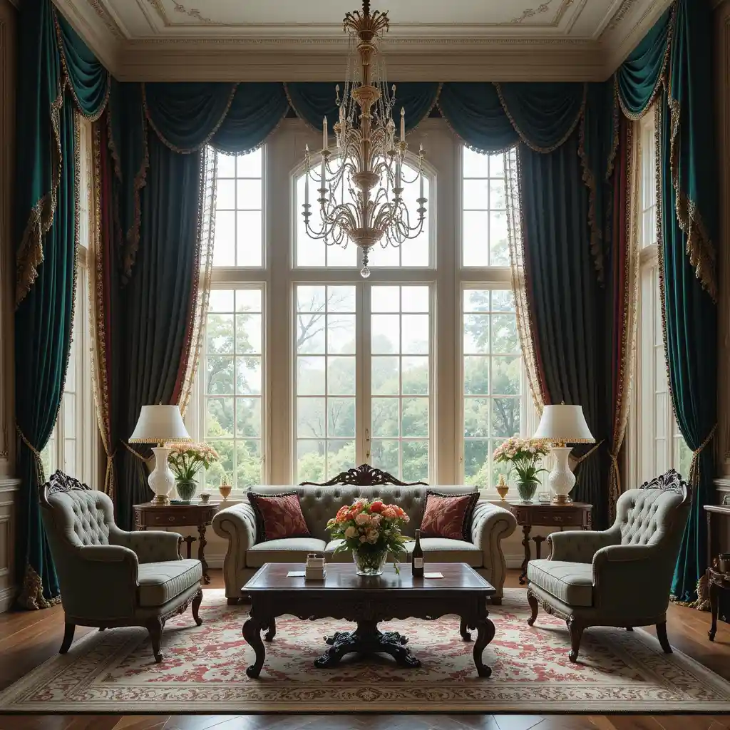 Victorian-Inspired Drapes for a Regal Look