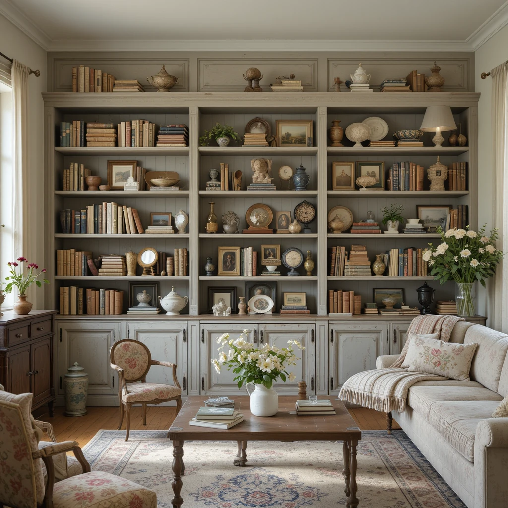 Vintage Bookshelves