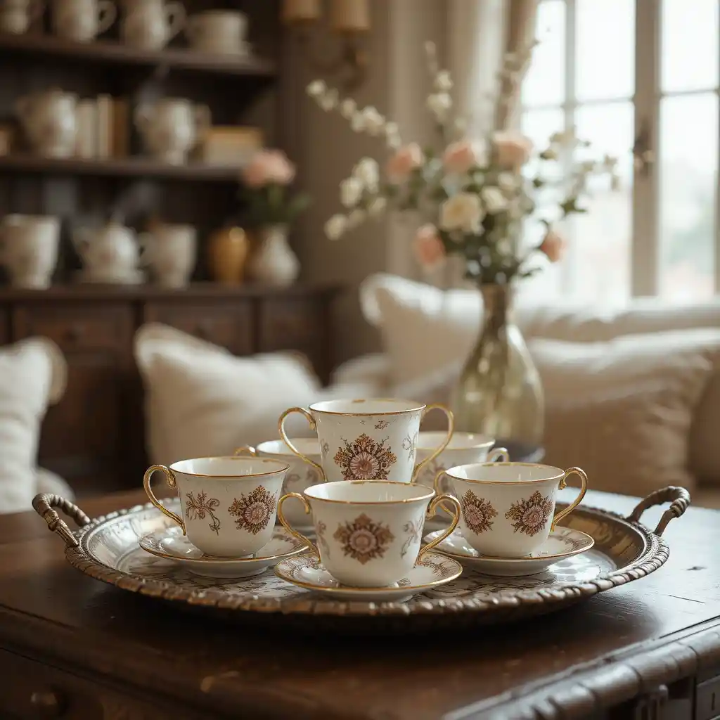 Vintage Coffee Mugs and Teacups for a Cozy Touch