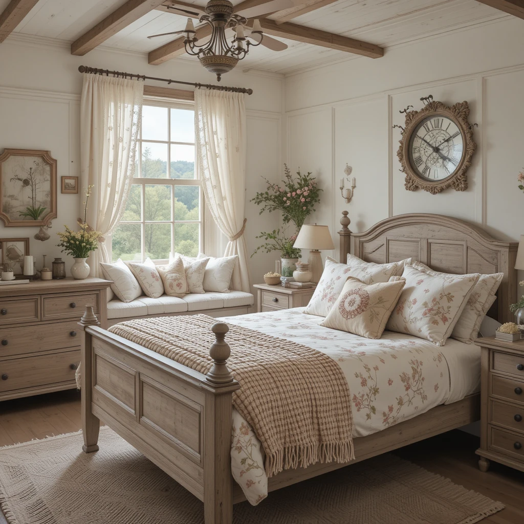 Vintage Cottage Bedroom