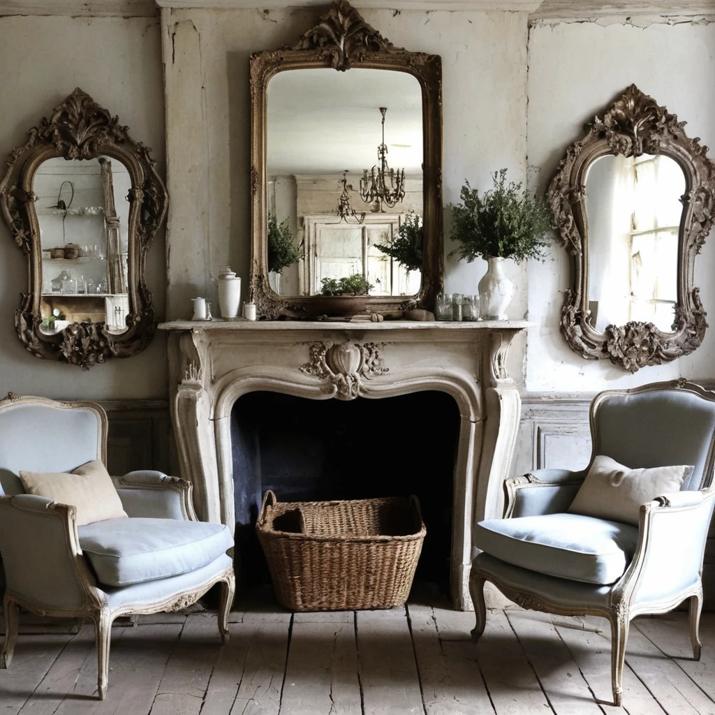 Vintage French Mirrors