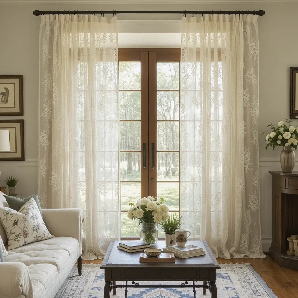 Vintage Lace Curtains