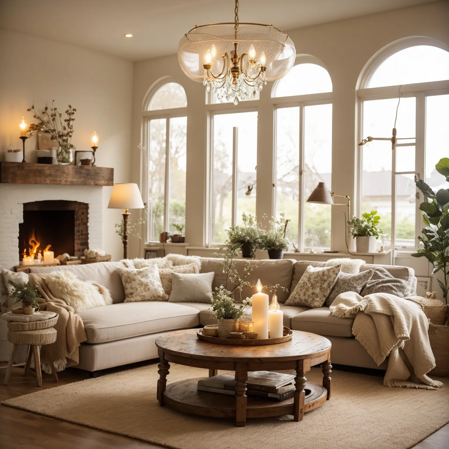 Vintage Lighting Fixtures for Cozy Charm