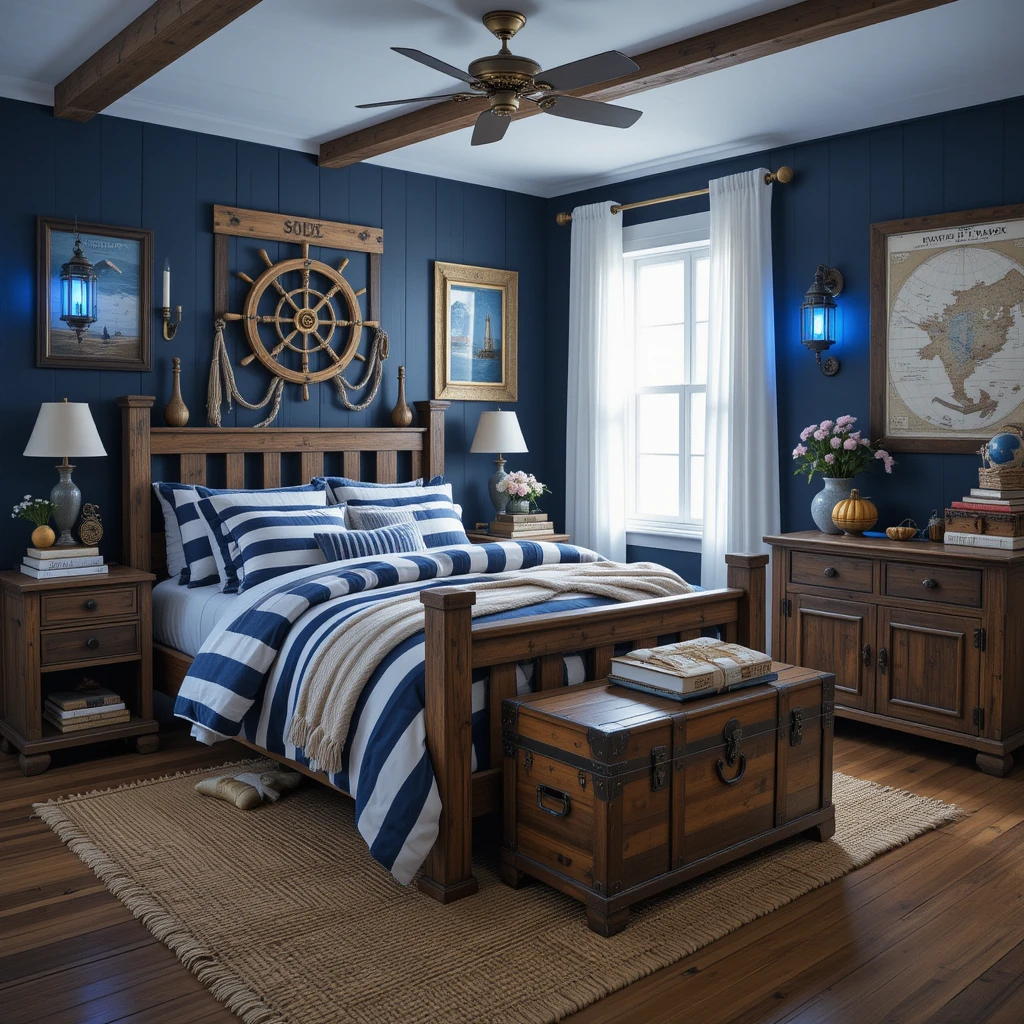 Vintage Nautical Bedroom