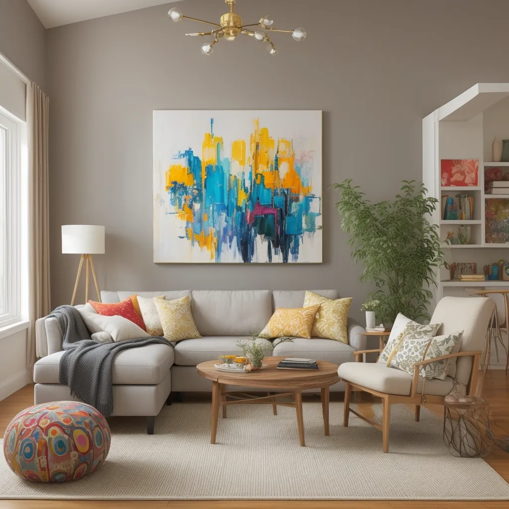 Whimsical Touches with Colorful Art