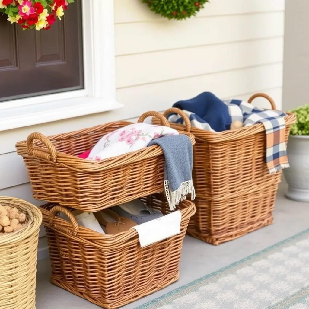 Wicker Storage Baskets