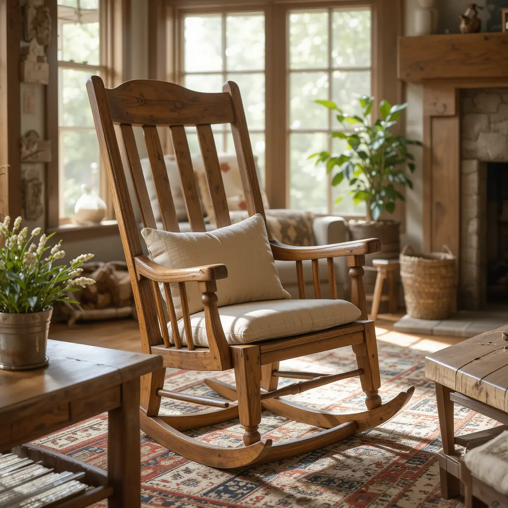 Wooden Rocking Chair