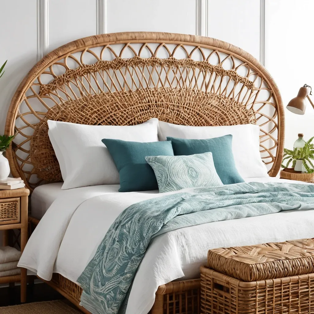 Woven Rattan Headboards