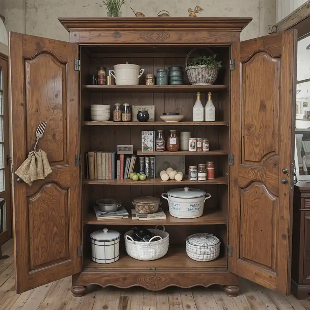 Antique Armoire Pantry