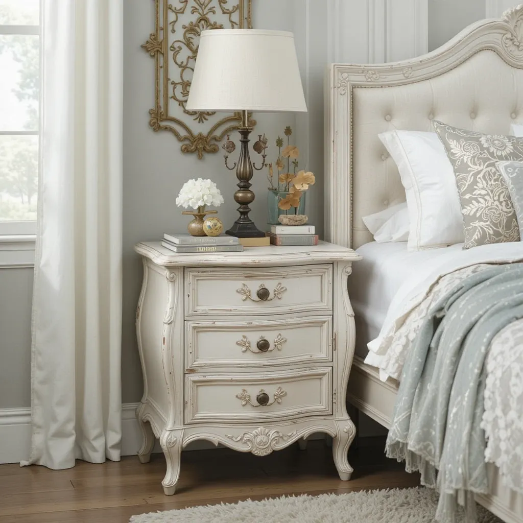 Antique-Inspired Nightstands
