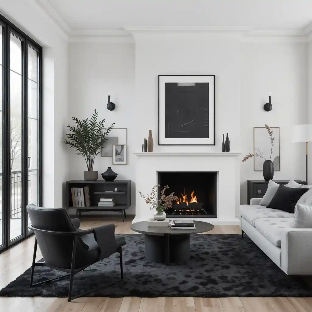 Black Accents for Contrast