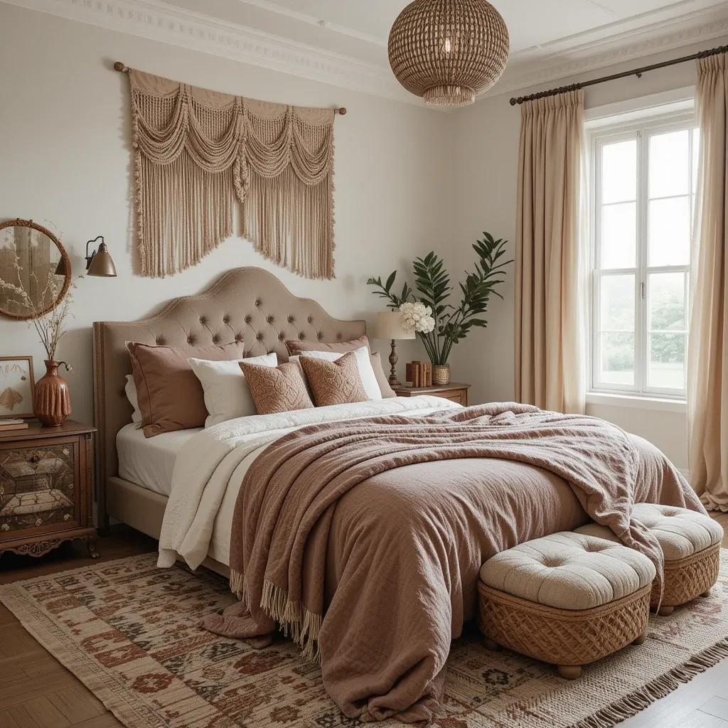 Bohemian Luxe with Layered Textures