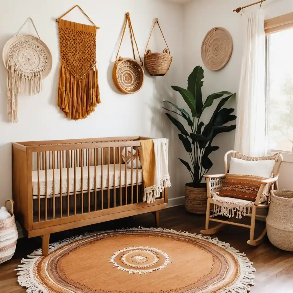 Boho Chic Baby Room