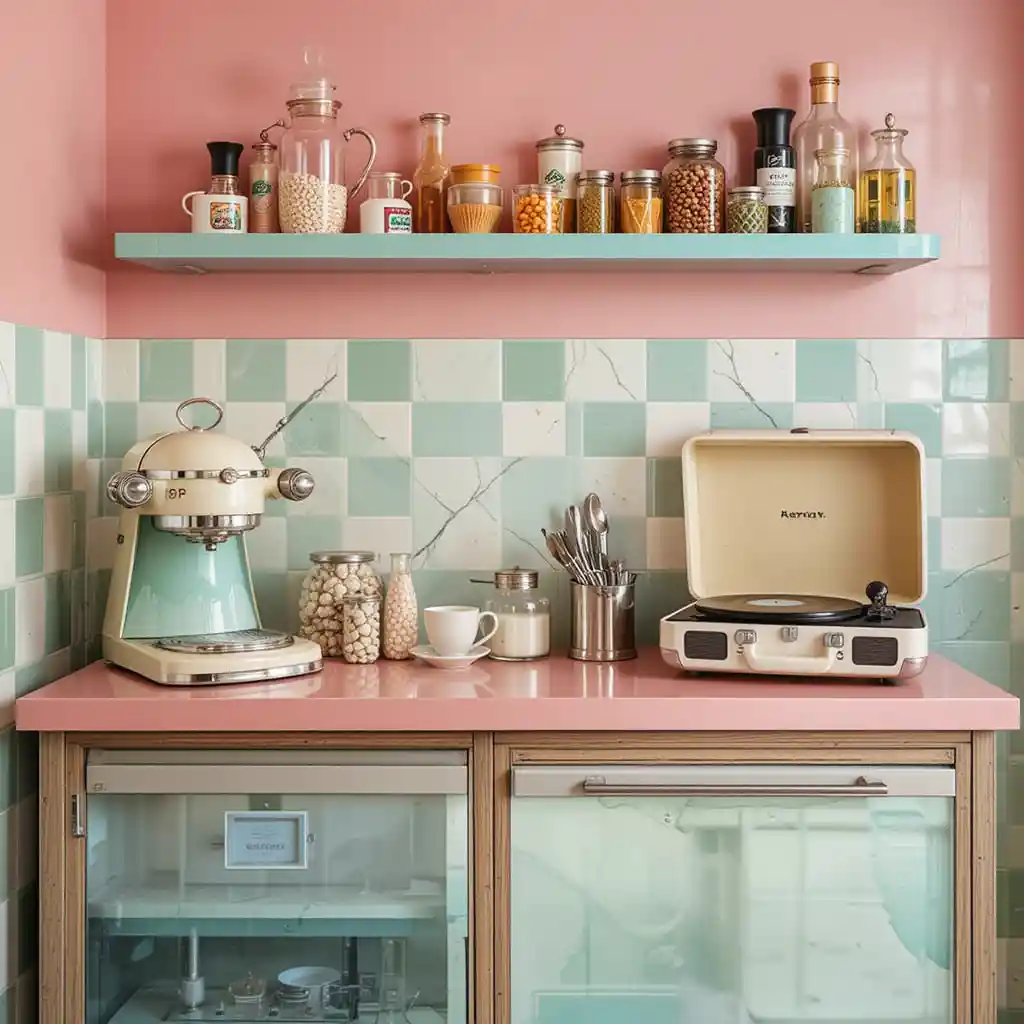 Bold Retro Coffee Bar