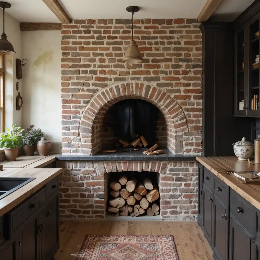 Brick Oven Alcove