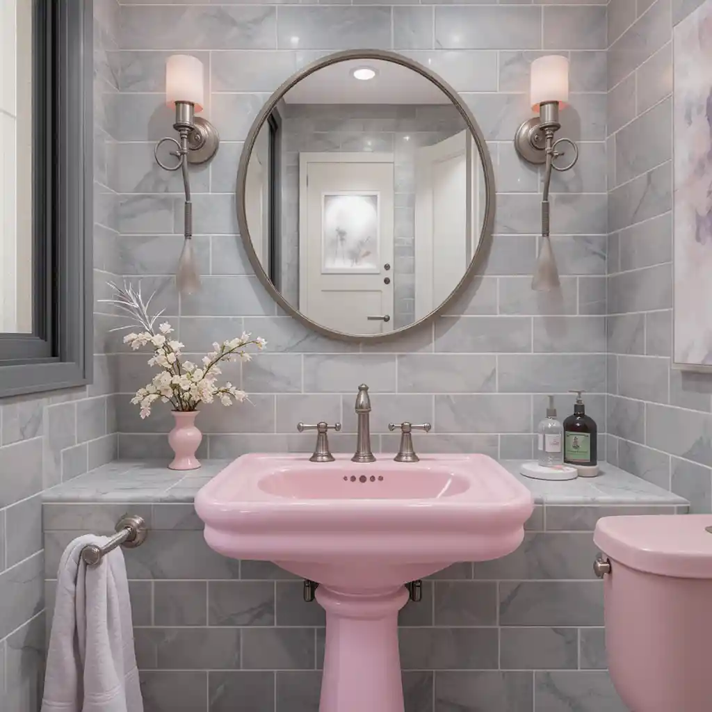 Bubblegum Pink Sink