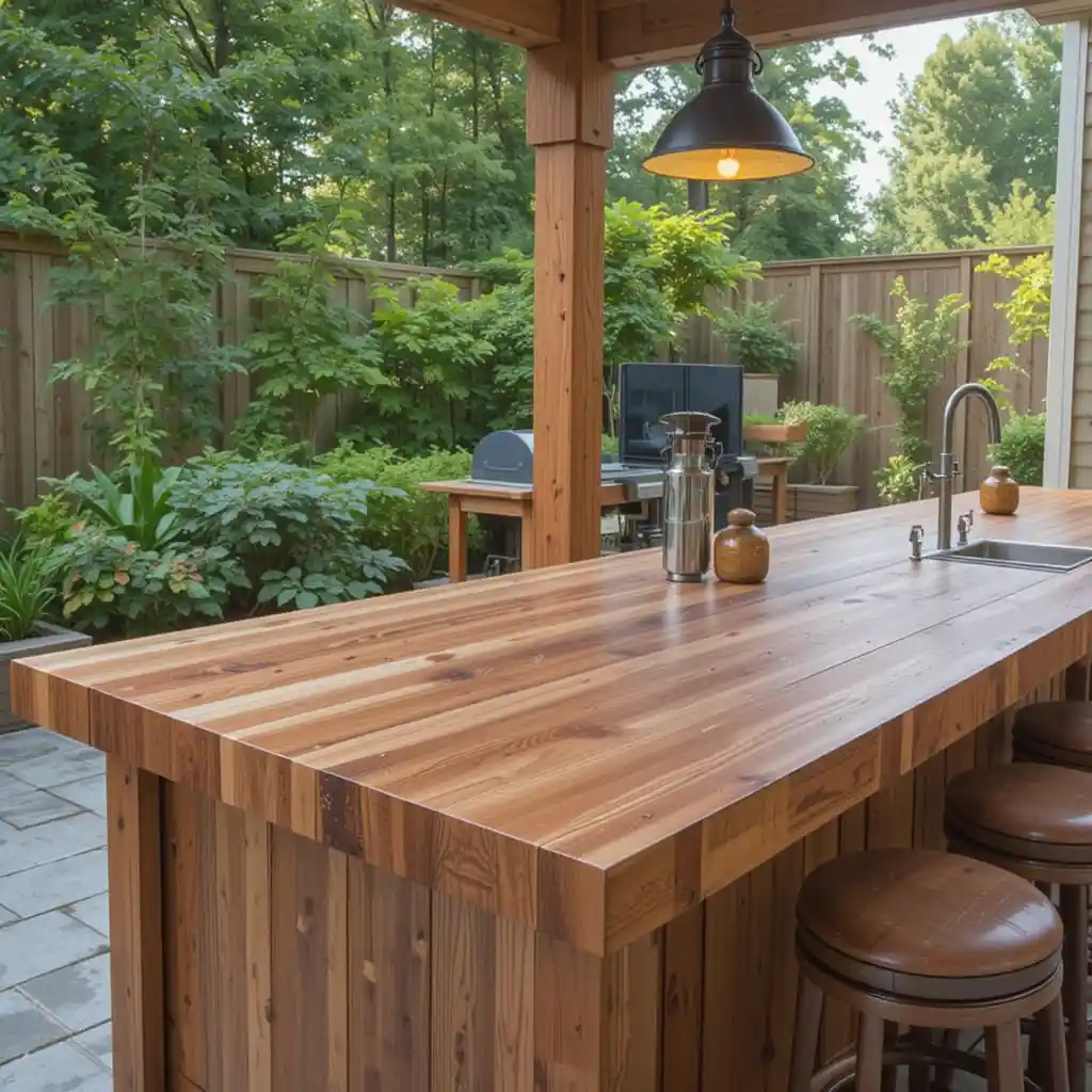 Butcher Block with UV Protection