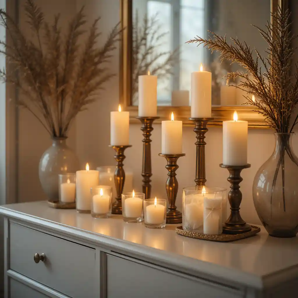 Candles for Cozy Ambiance