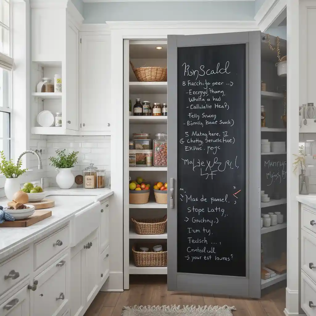 Chalkboard Pantry Cabinet