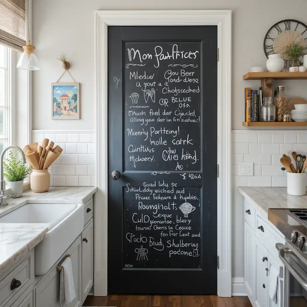 Chalkboard Pantry Door