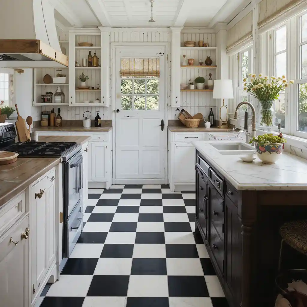 Checkerboard Flooring