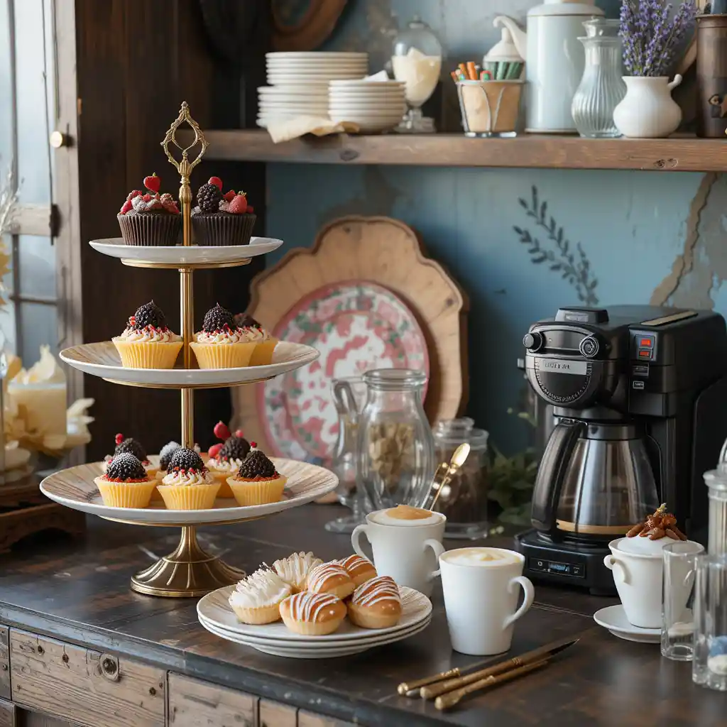 Coffee & Dessert Pairing Station