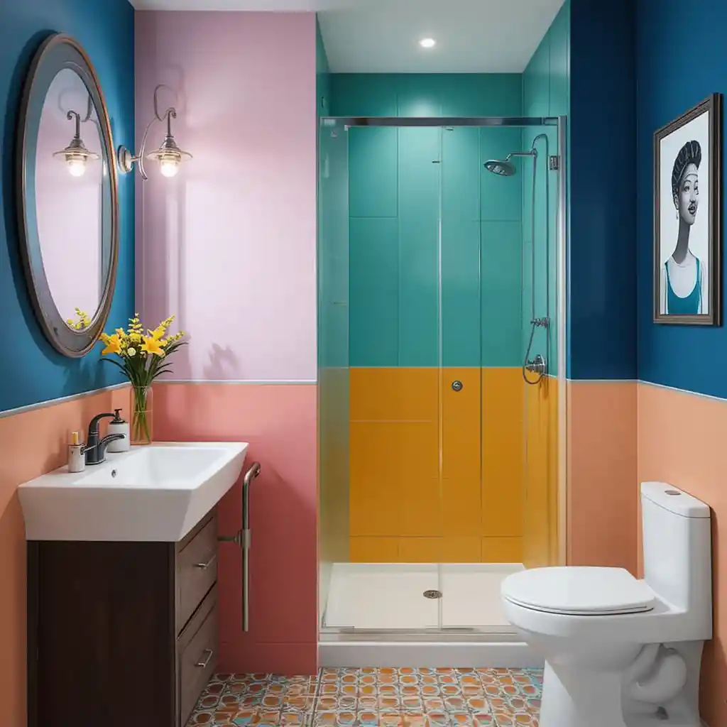 Color-Blocked Walls