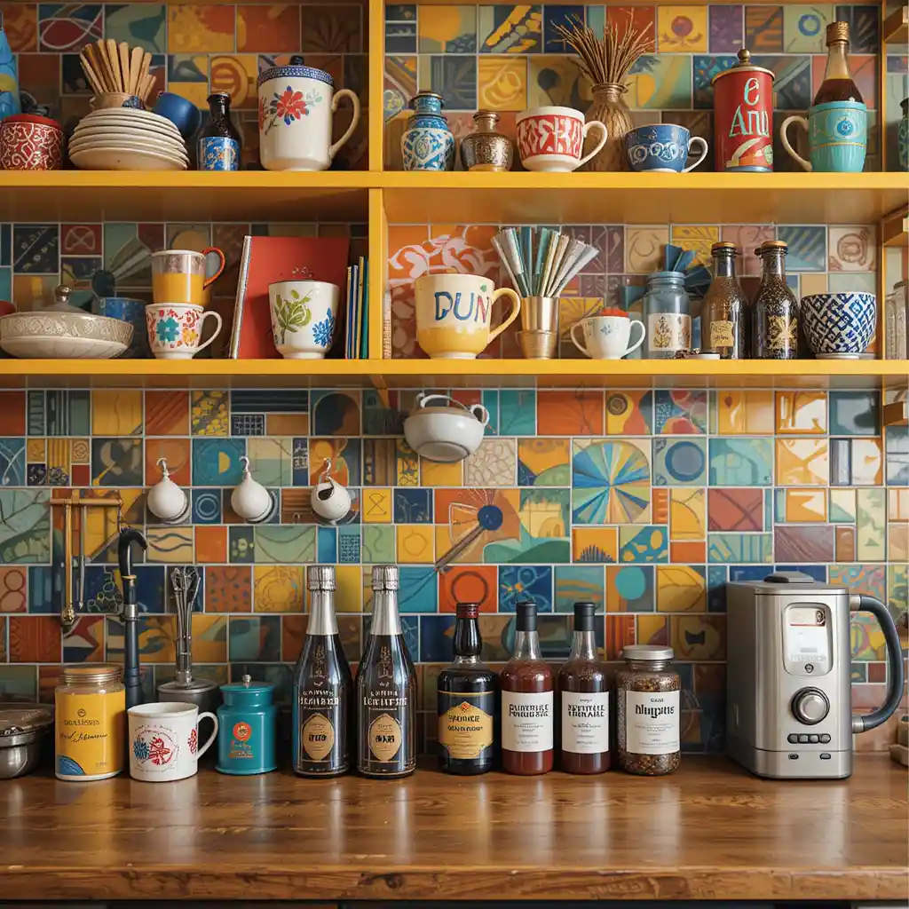 Colorful Eclectic Coffee Zone